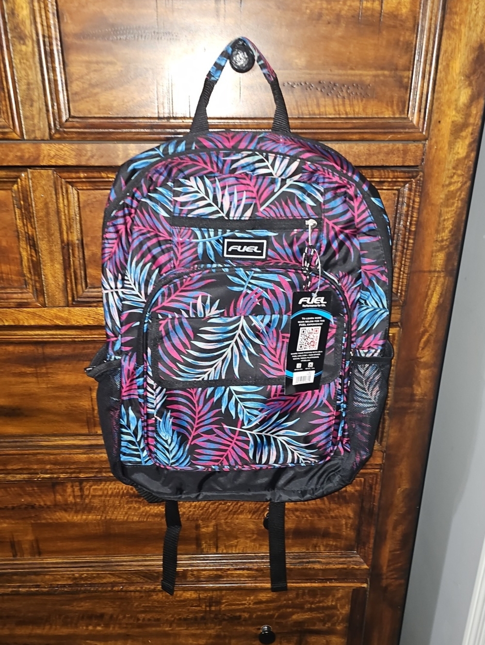FUEL Beautiful Colorful Backpack, Nwts! Lots Of Storage And Space!